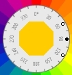 color wheel center